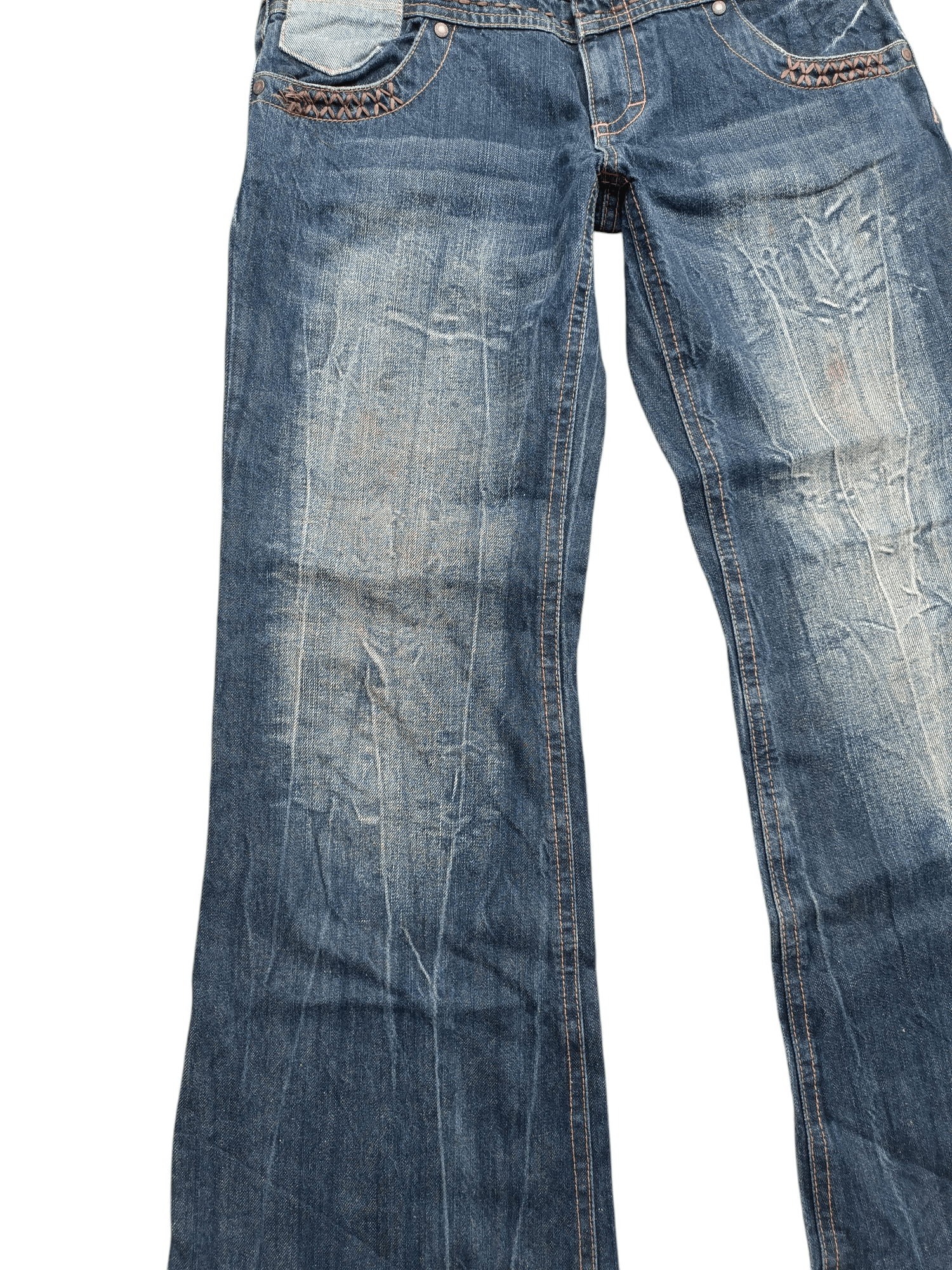 Hysteric Glamour × Japanese Brand × Tornado Mart Flare Japanese Brand Native Embroidery Low Rise Boot Cut Size US 32 / EU 48 - 9 Thumbnail