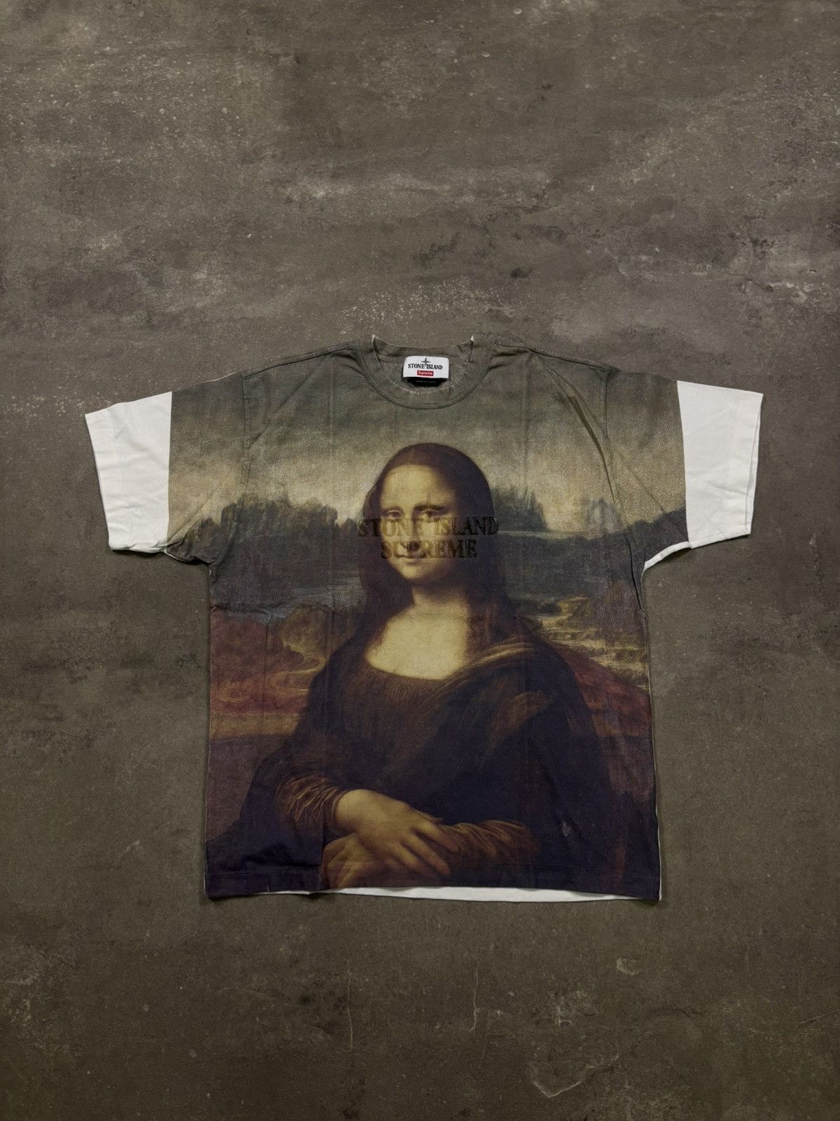 Stone Island × Supreme Supreme Supreme Stone Island Mona Lisa Tee