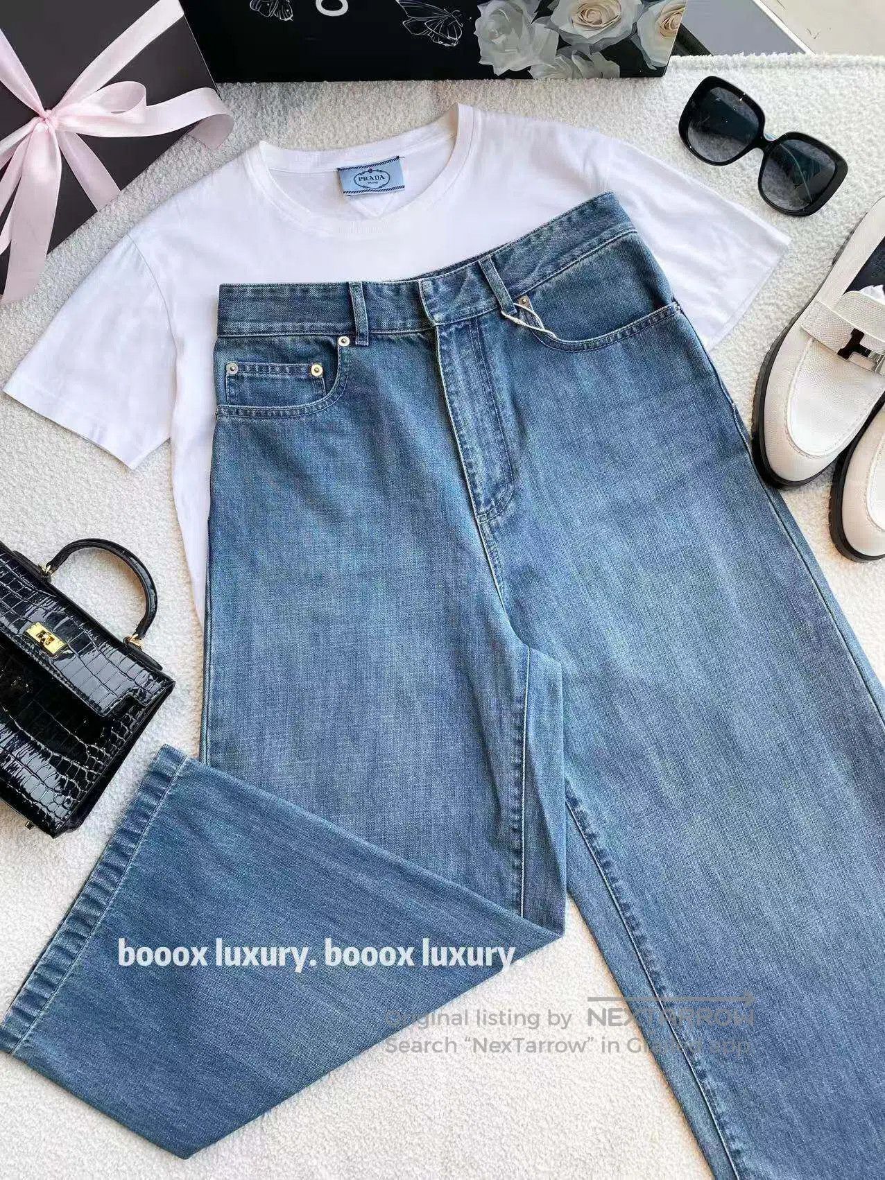 Dior Dior Blue Wide-Leg Jeans| Size 25" / US 0 / IT 36 - 1 Thumbnail
