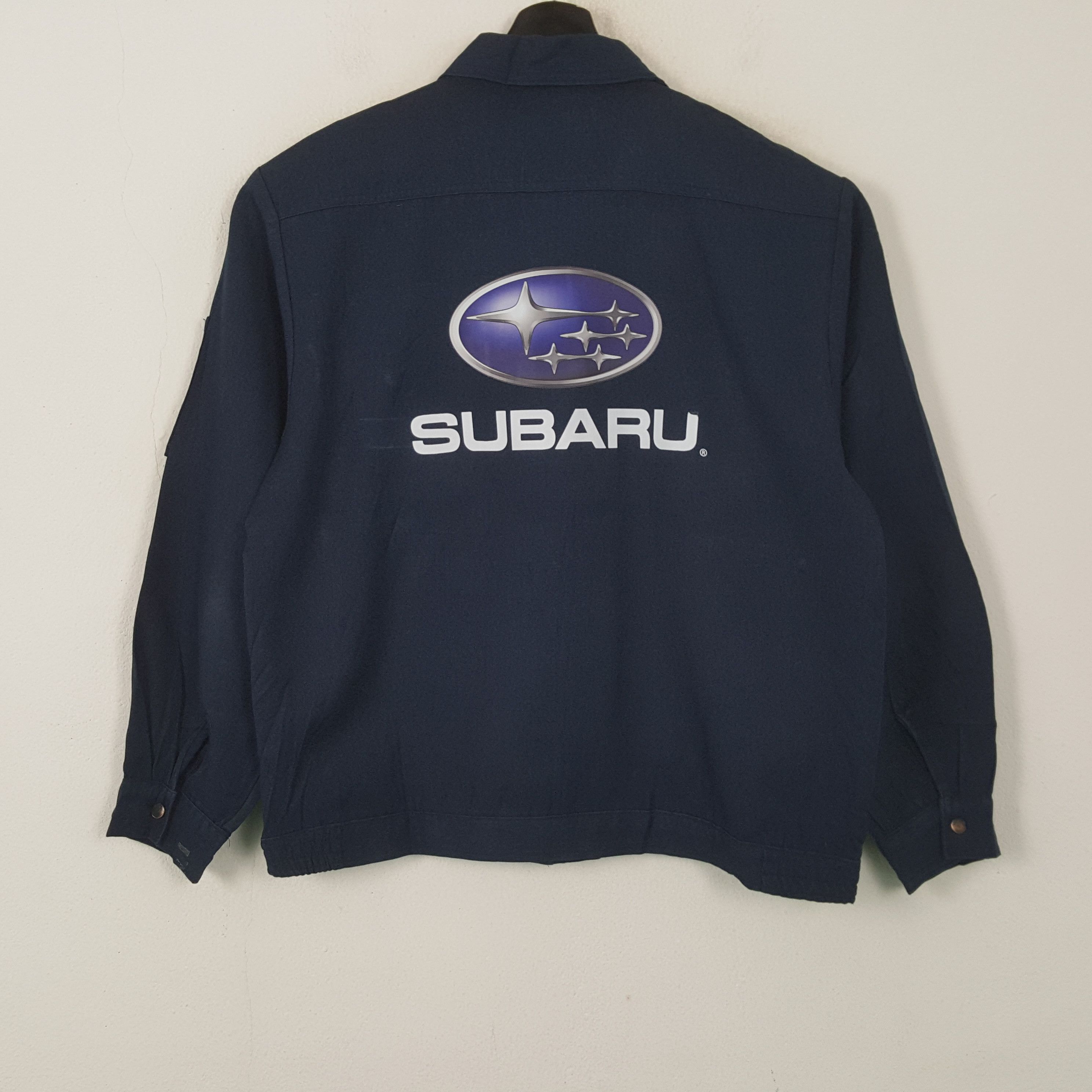 Vintage Subaru Japanese Motorsports Custom Art Jacket RR14 Size US M / EU 48-50 / 2 - 1 Thumbnail
