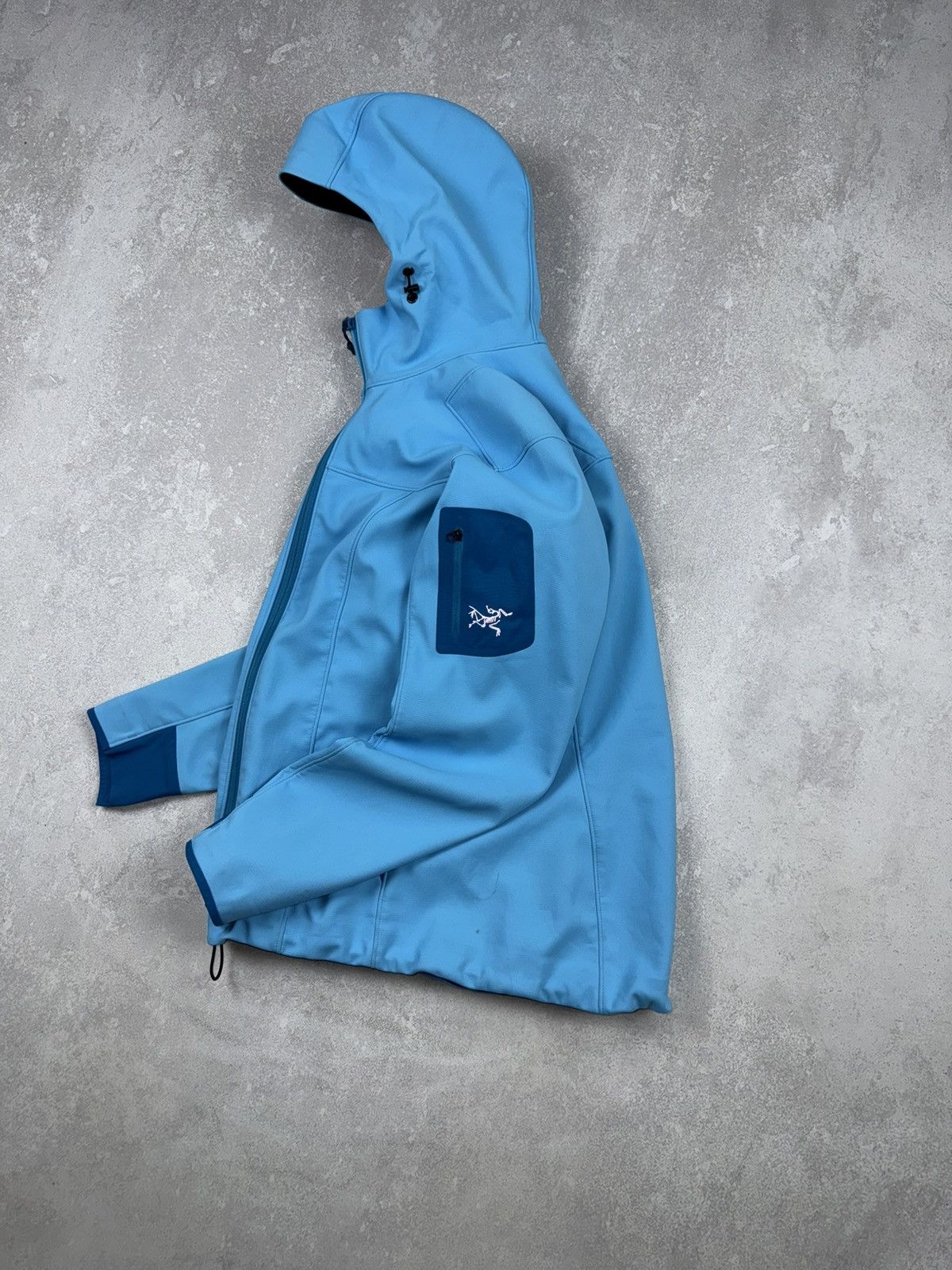 Arc'teryx Vintage Arcteryx Gamma MX Hooded Blue Shell Outdoor Jacket Size S / US 4 / IT 40 - 2 Thumbnail