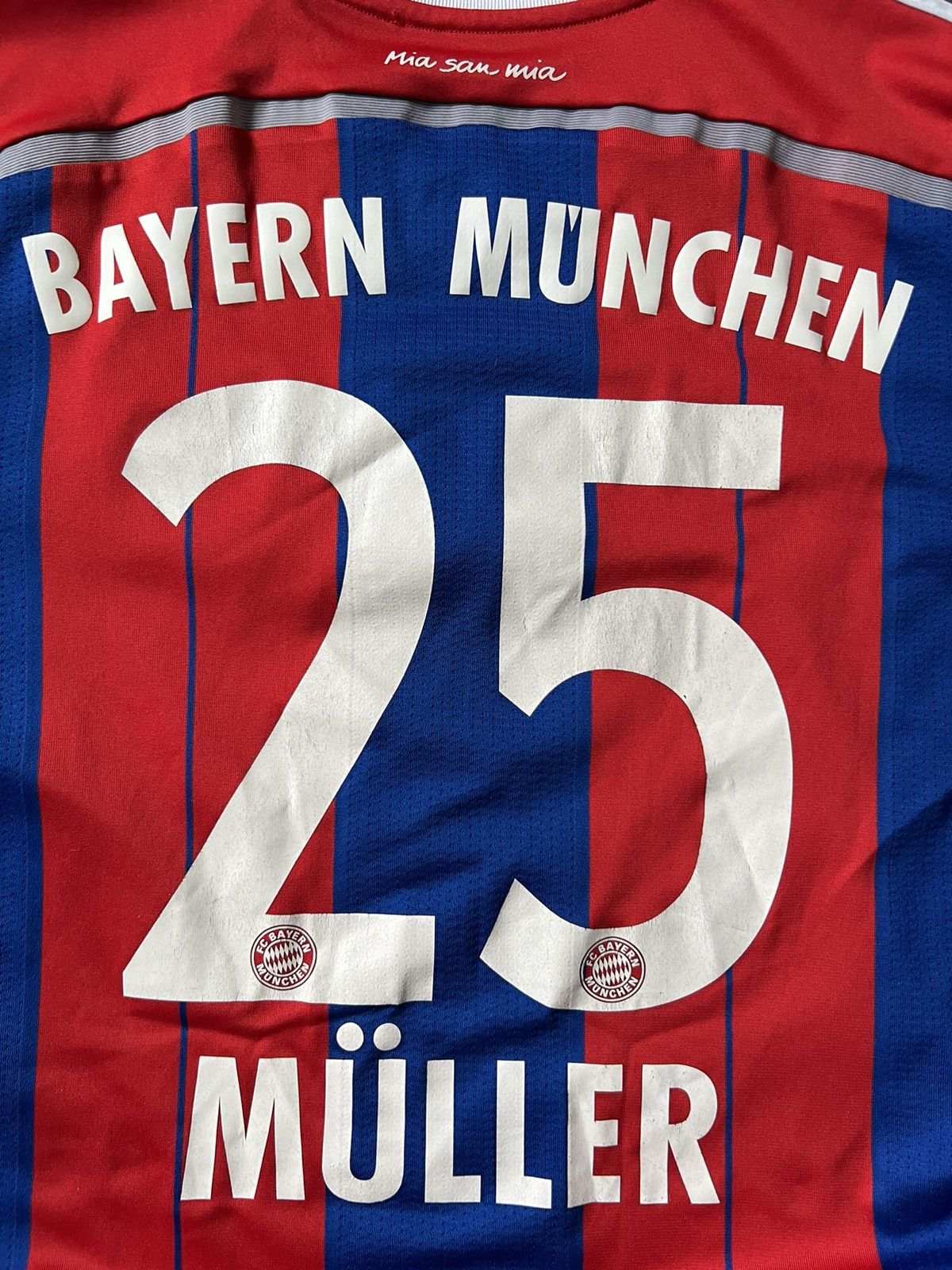 Adidas Bayern Munchen 14/15 Müller jersey Size US L / EU 52-54 / 3 - 10 Thumbnail