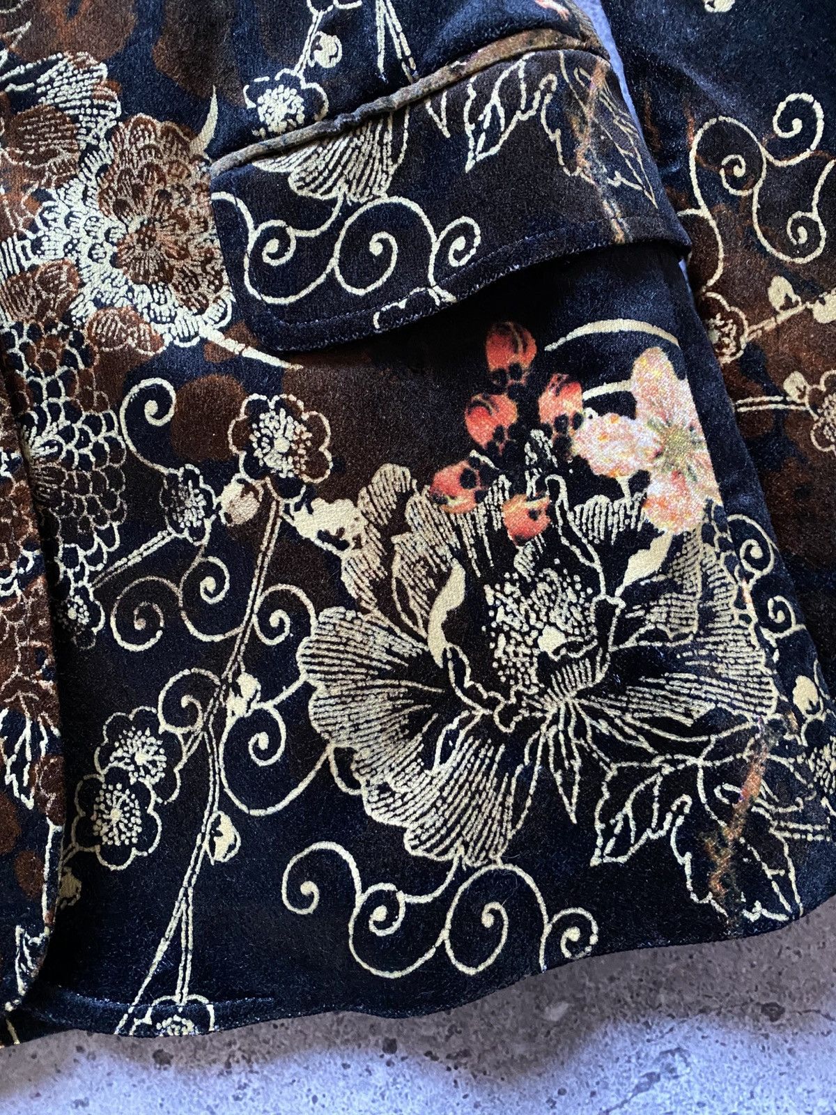 Roberto Cavalli Luxury Class Roberto Cavalli Blazer Vintage Floral Italy Size L / US 10 / IT 46 - 9 Thumbnail