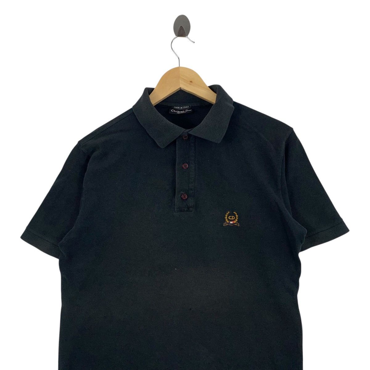 Christian Dior Monsieur Vintage CHRISTIAN DIOR C ITALY Embroidered LogoCollar Tshirt Size US S / EU 44-46 / 1 - 2 Thumbnail