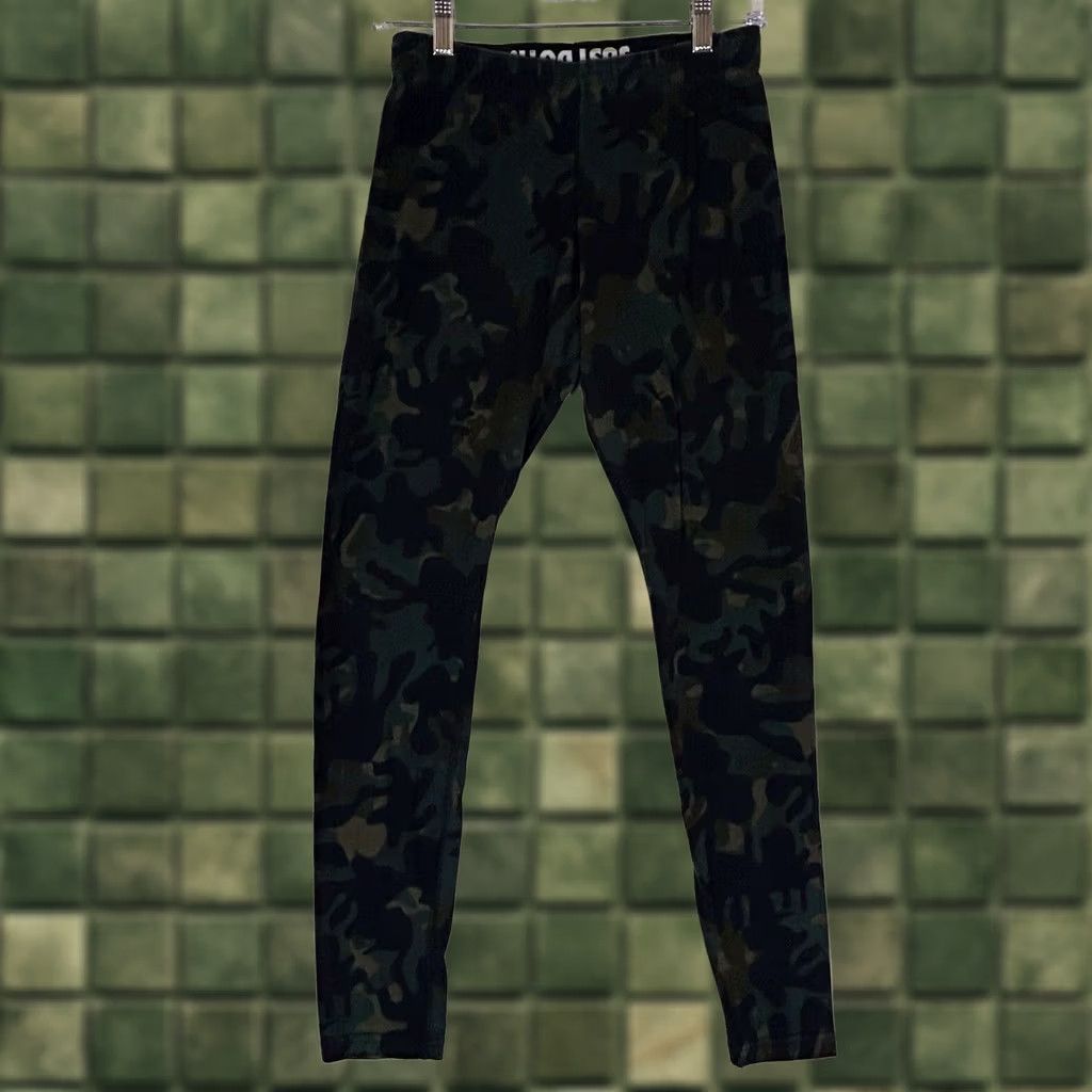 Nike Nike Womens Leggings Gym Running Yoga Just Do It Army Green M Camouflage Elastic Waist Size 32" / US 10 / IT 46 - 1 Thumbnail