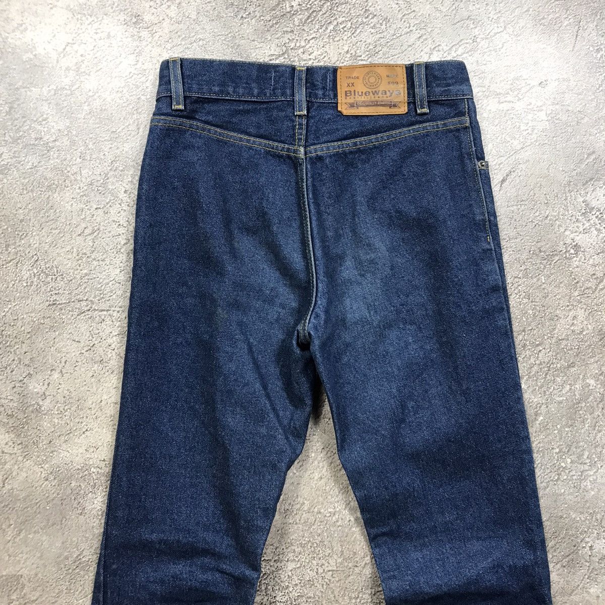 Vintage Vintage 90s Baggy Distressed Wide Leg Jeans Grunge Y2K 26 Size 26" / US 2 / IT 38 - 5 Thumbnail