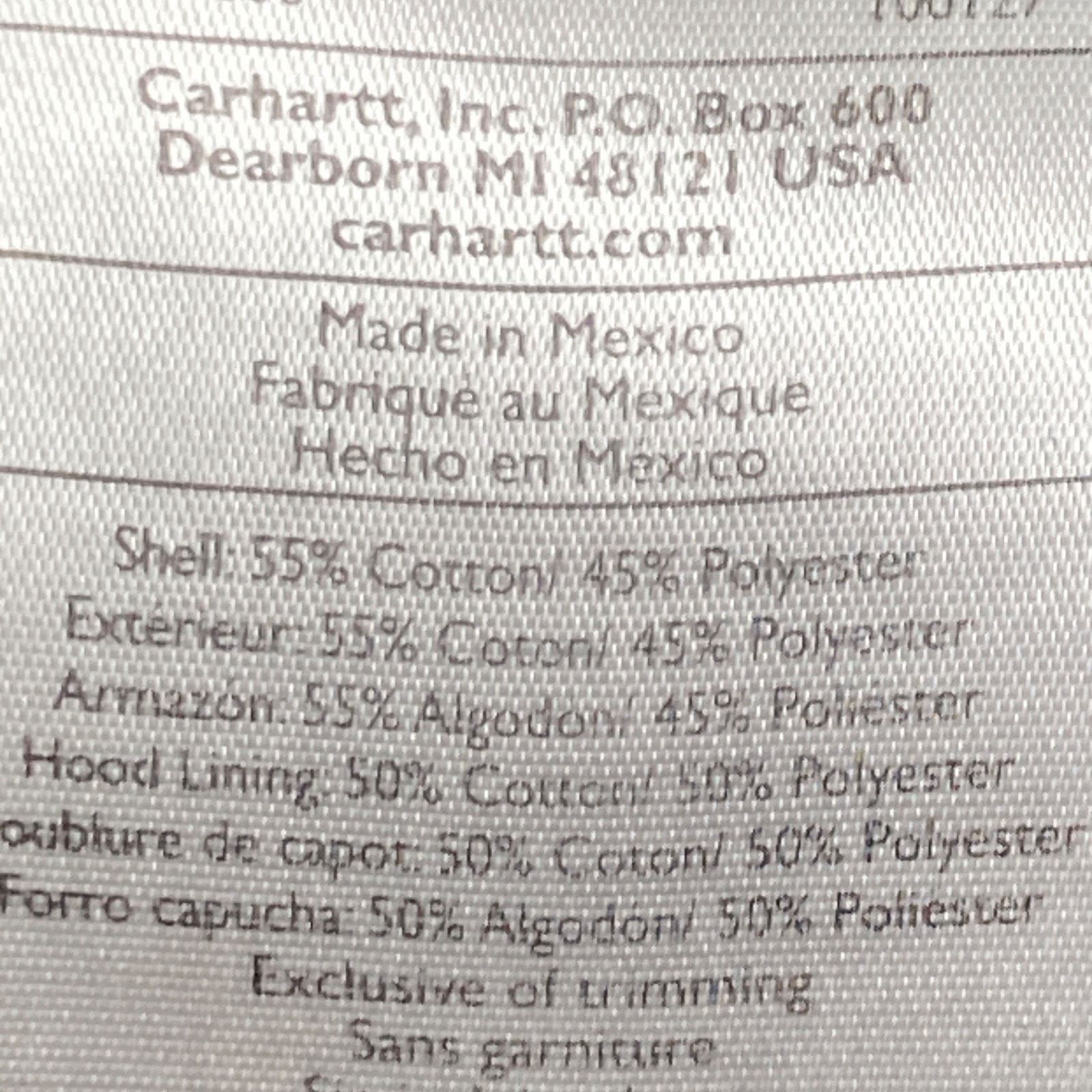 Carhartt Carhartt 1/4 Zip Hoodie XL Carbon Gray Paxton Rain Defender Size US XL / EU 56 / 4 - 10 Thumbnail
