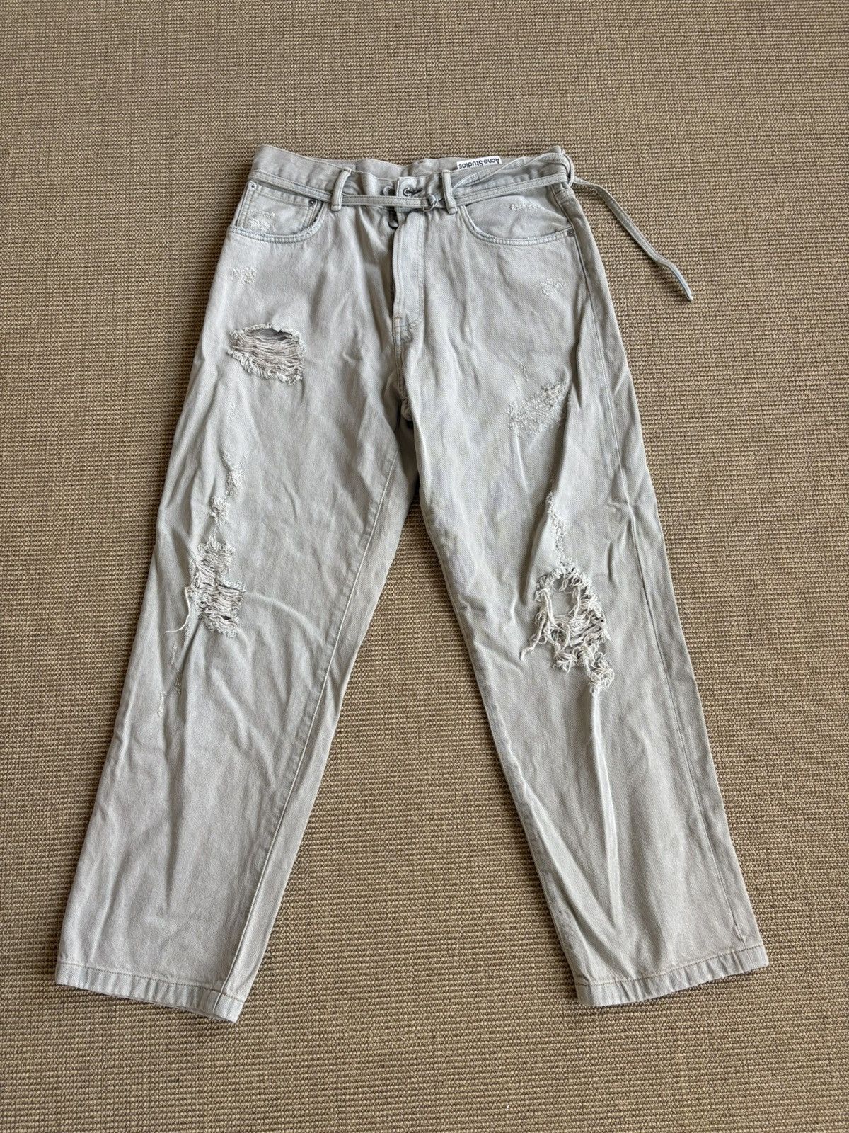 Acne Studios Acne Studios Jeans White Size US 30 / EU 46 - 1 Thumbnail