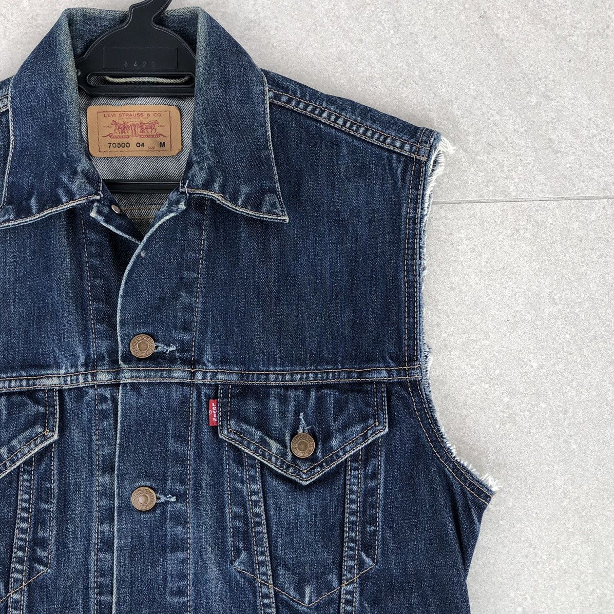 Levi's Vintage Clothing Vintage Levis Denim Vest Jacket Size US S / EU 44-46 / 1 - 2 Thumbnail
