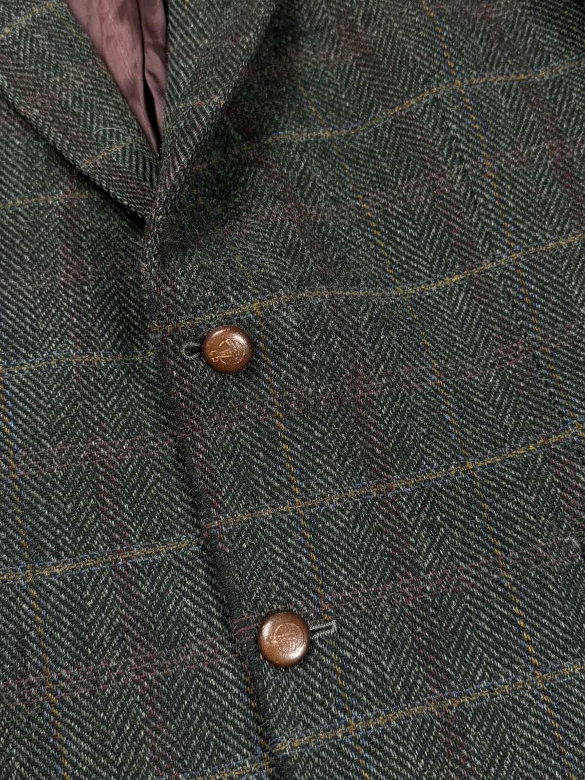 Harris Tweed × Vintage Vintage wool blazer Harris Tweed 90s original luxury item Size 48L - 3 Thumbnail