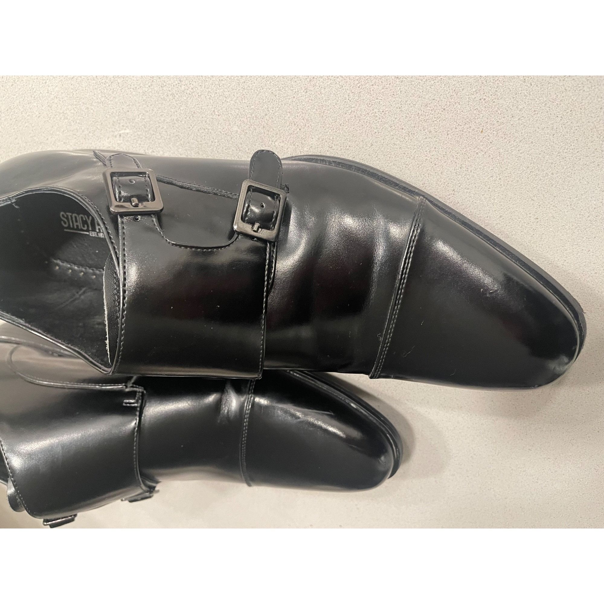 Stacy Adams Stacy Adams Gordon Cap Toe Monk Strap Sz 10 M Size US 10 / EU 43 - 8 Thumbnail