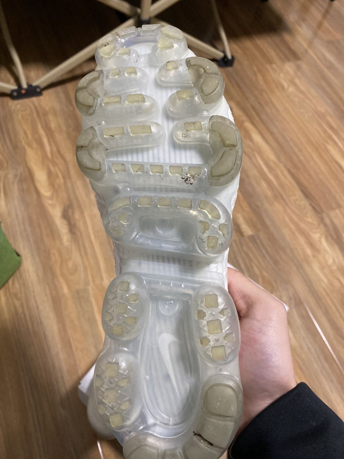 Nike Nike Air Vapormax Flyknit 1.0 Light Bone Size US 8 / EU 41 - 5 Thumbnail