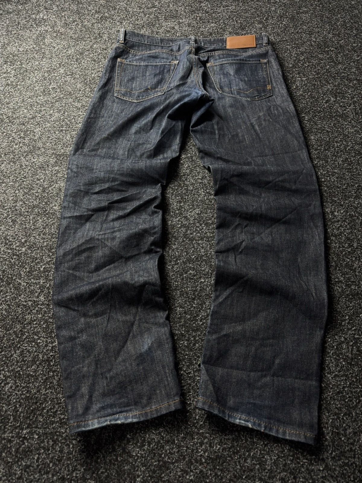 Hugo Boss Vintage 00s Y2K Hugo BOSS Retro Luxury Denim pants Jeans Size US 34 / EU 50 - 10 Thumbnail