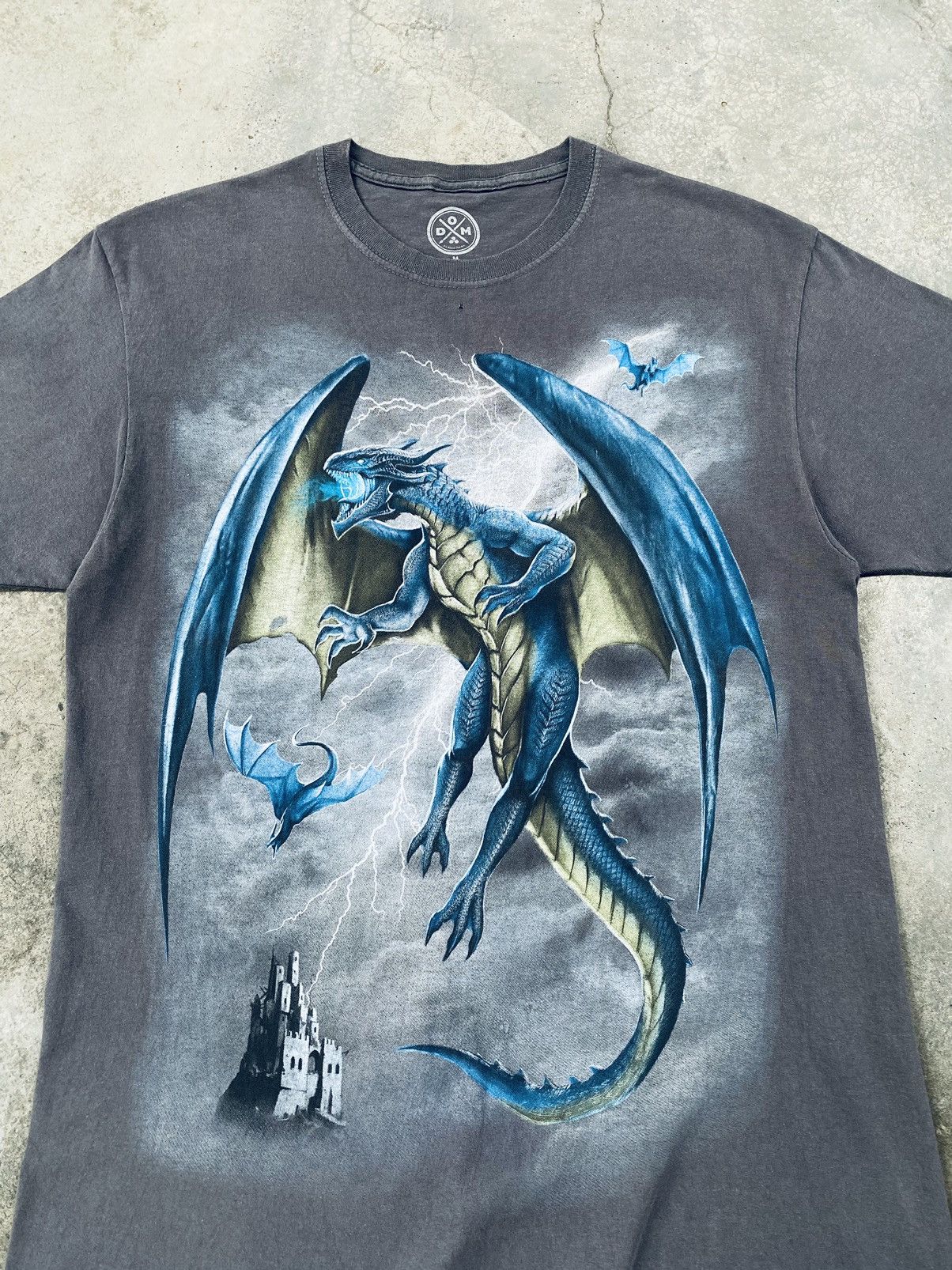 Japanese Brand Vintage Y2k Lightning Dragon Tees Size US M / EU 48-50 / 2 - 3 Thumbnail