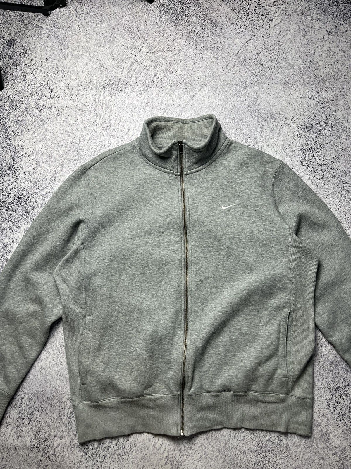 Nike × Vintage Vintage Nike Y2K Zip Up Hoodie Track Jacket Size US XL / EU 56 / 4 - 3 Thumbnail