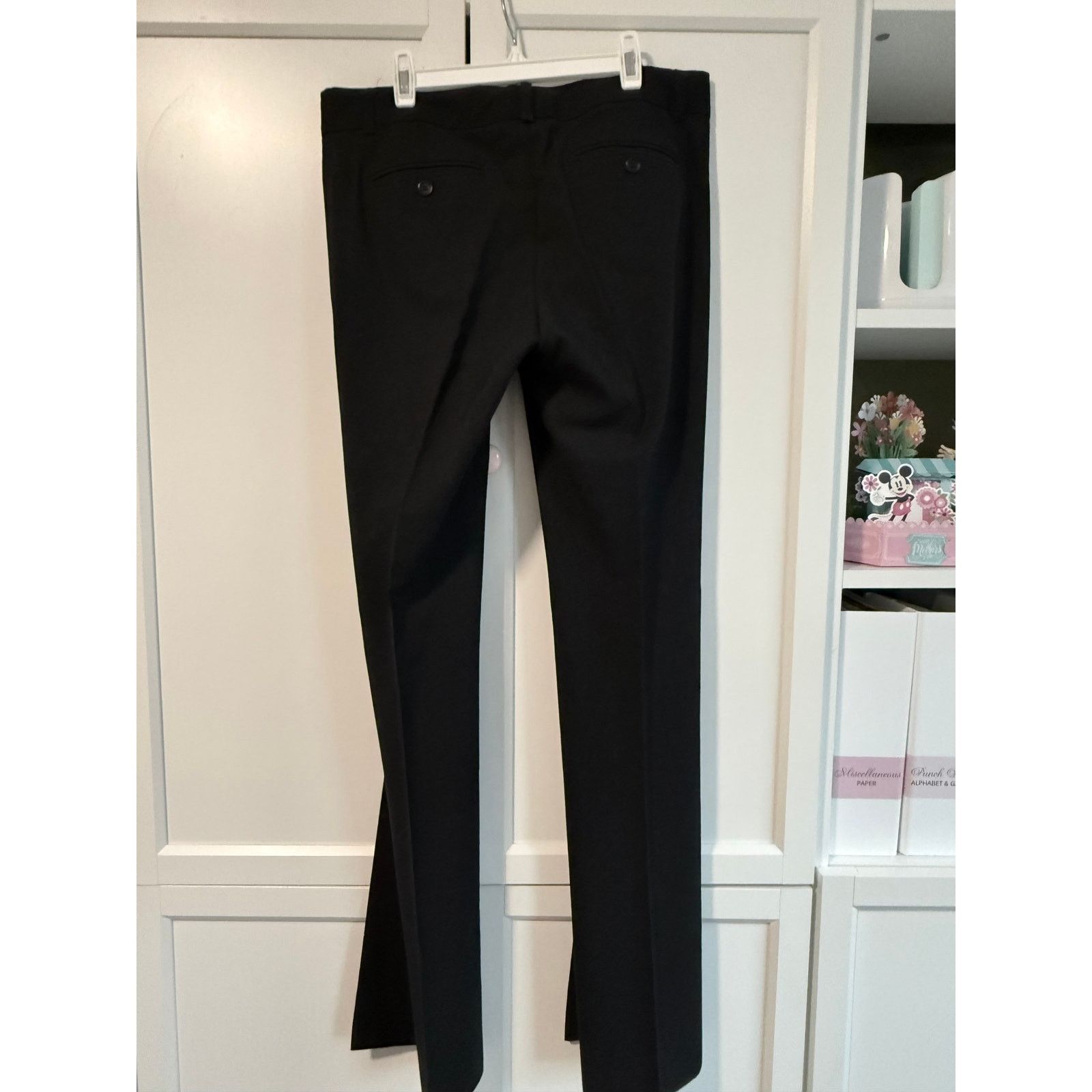 Theory Theory Black Wool Blend Tailored Pants Women Size 4 - B022 Size 27" / US 4 / IT 40 - 3 Thumbnail