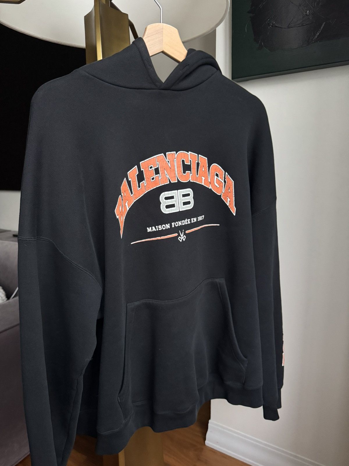 Balenciaga Black Balenciaga Hoodie Size US M / EU 48-50 / 2 - 1 Thumbnail
