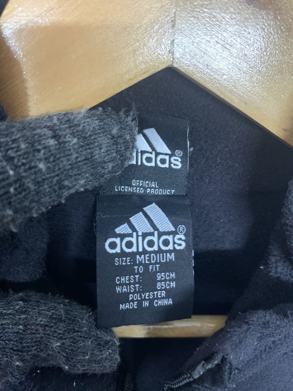 Adidas × All Blacks × Vintage Vintage Adidas X New Zealand All Black Fleece Half Zipper Size US M / EU 48-50 / 2 - 6 Thumbnail