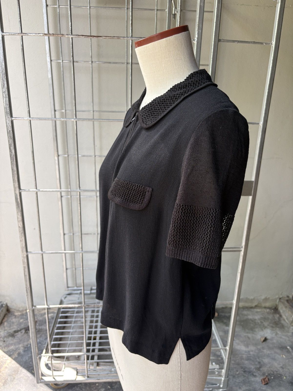 Japanese Brand ed Enrico Domani black top Size M / US 6-8 / IT 42-44 - 12 Thumbnail