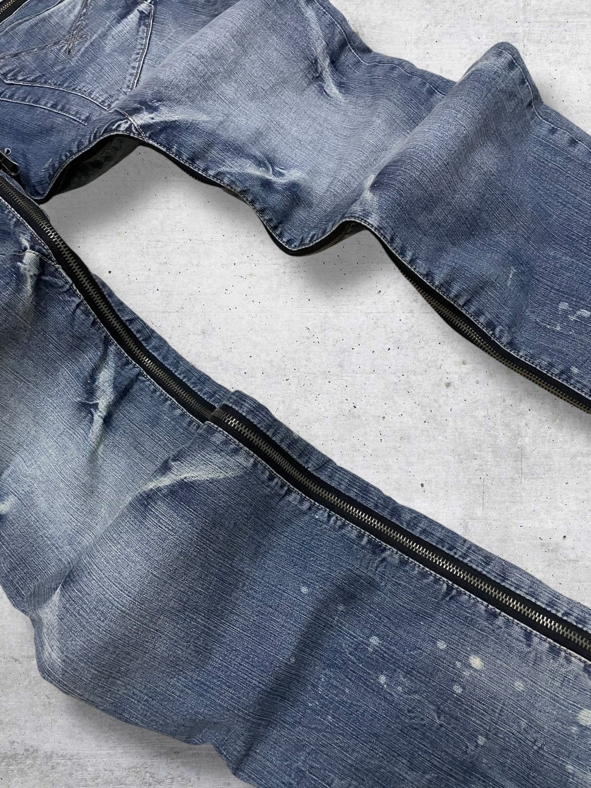 PPFM VINTAGE PPFM DESIGNER JAPAN ARCHIVE ANARCHY REVERSIBLE DENIM Size US 32 / EU 48 - 6 Thumbnail