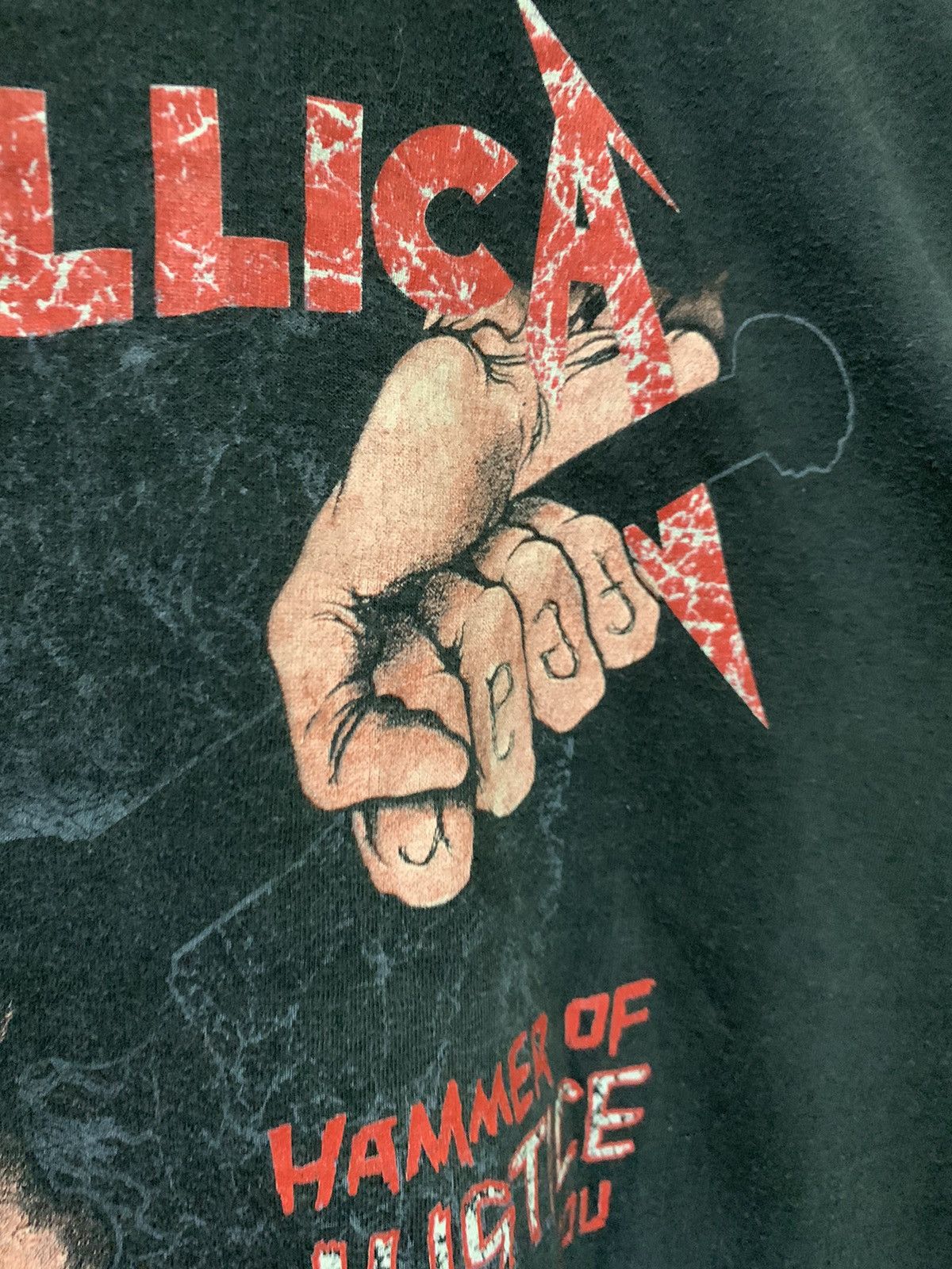 Metallica Vintage 80s Metallica And Justice For All Size US L / EU 52-54 / 3 - 13 Thumbnail