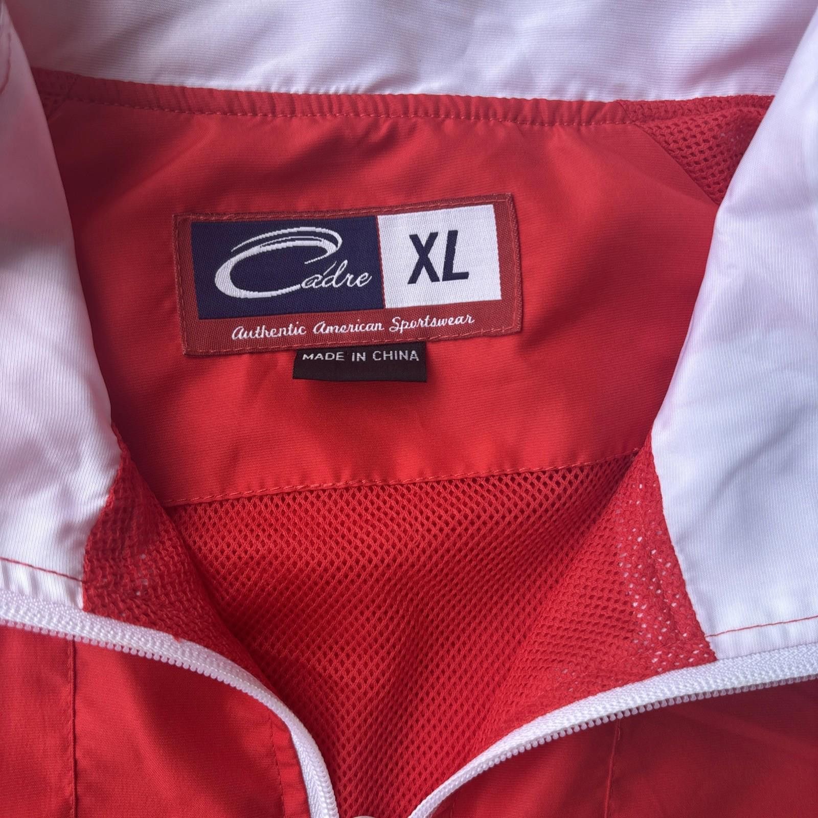 Carrera New Wisconsin Badgers Mens Size XL Red Windbreaker Jacket Size ONE SIZE - 2 Thumbnail