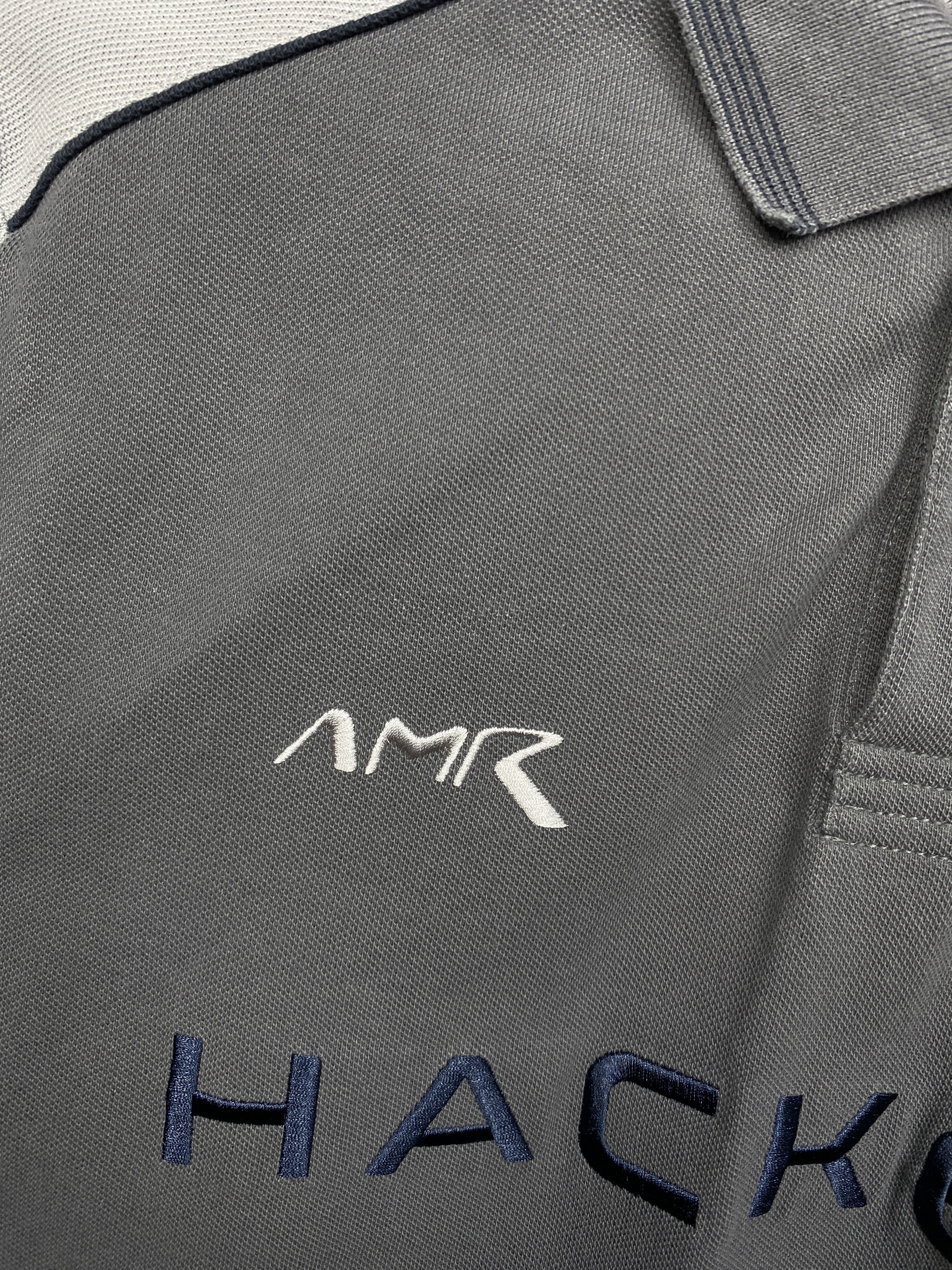 Hackett Aston Martin by Hackett Mens Long Sleeve Polo Shirt Size US M / EU 48-50 / 2 - 4 Thumbnail
