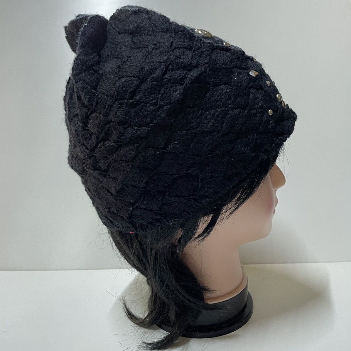 If Six Was Nine × Japanese Brand × Seditionaries 💥- JapaneseBrand Studed Spike Knitted Beanie Kmrii Style Size ONE SIZE - 5 Thumbnail