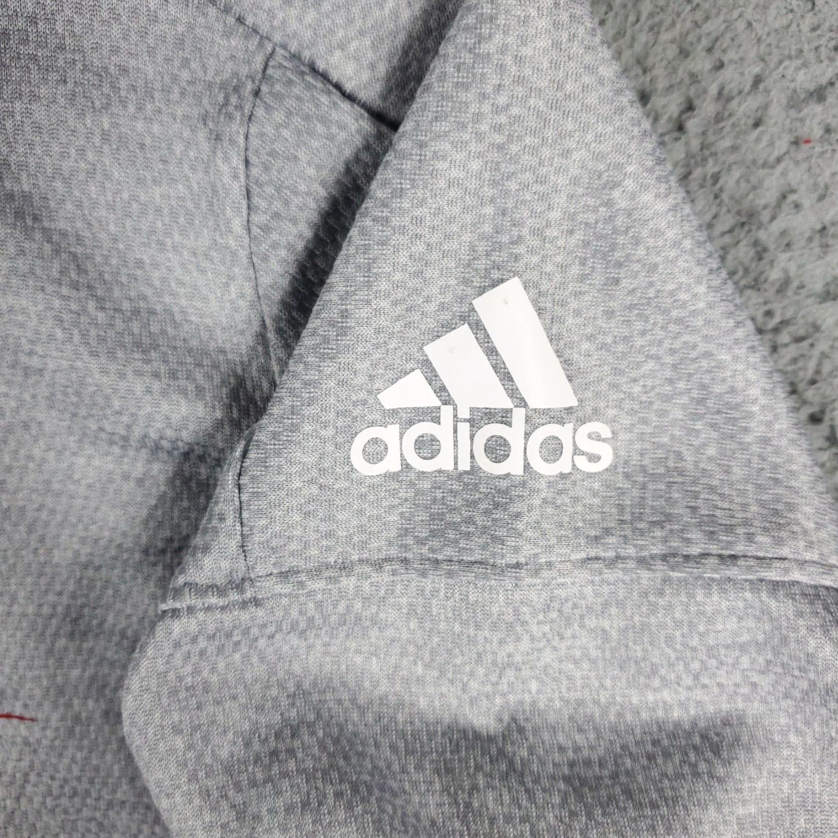Adidas Adidas Hoodie Sweatshirt Womens Medium Gray Pullover fleece Casual Sports Size M / US 6-8 / IT 42-44 - 7 Thumbnail