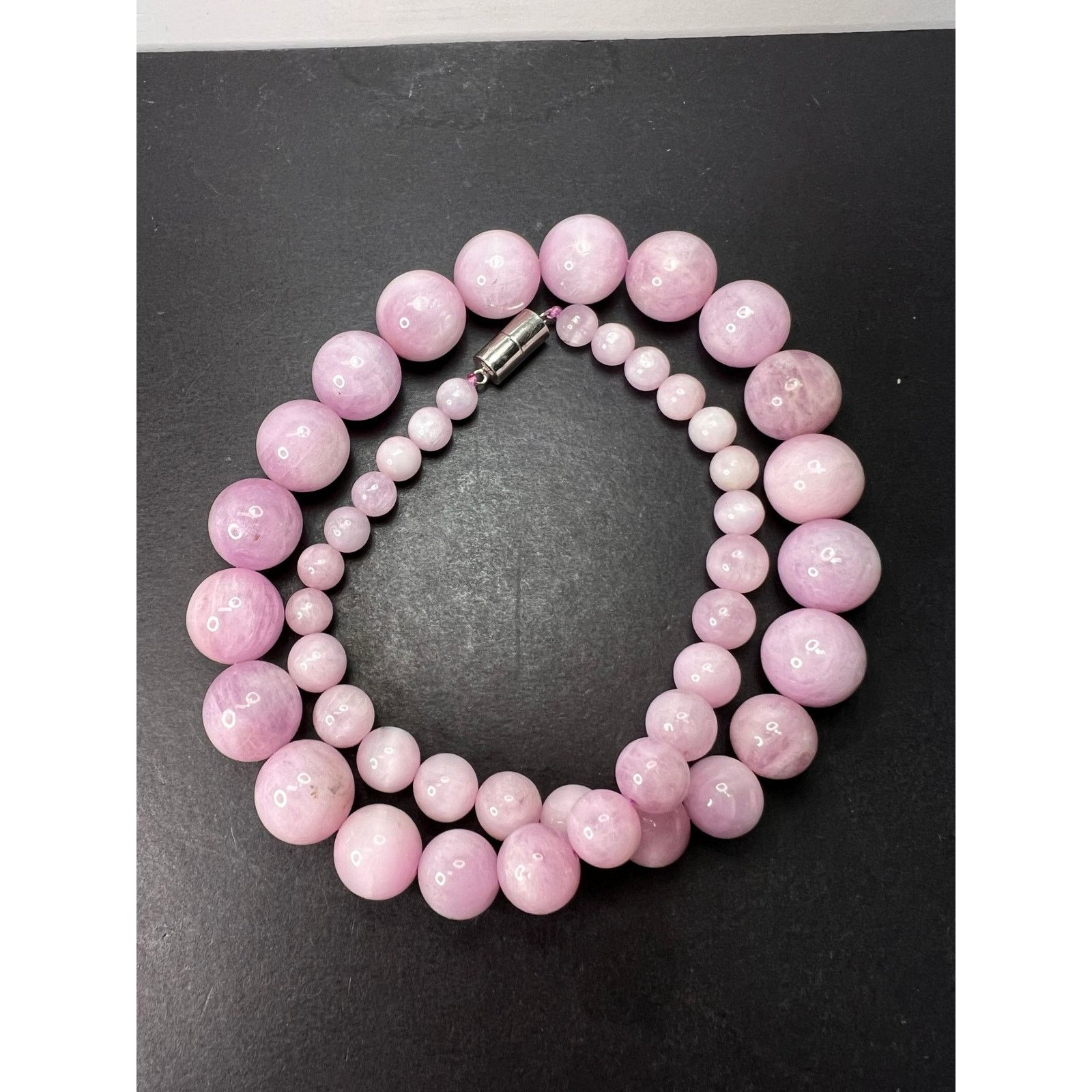 Other Kunzite graduated beaded 20 inch necklace with 925 clasp Size ONE SIZE - 8 Thumbnail
