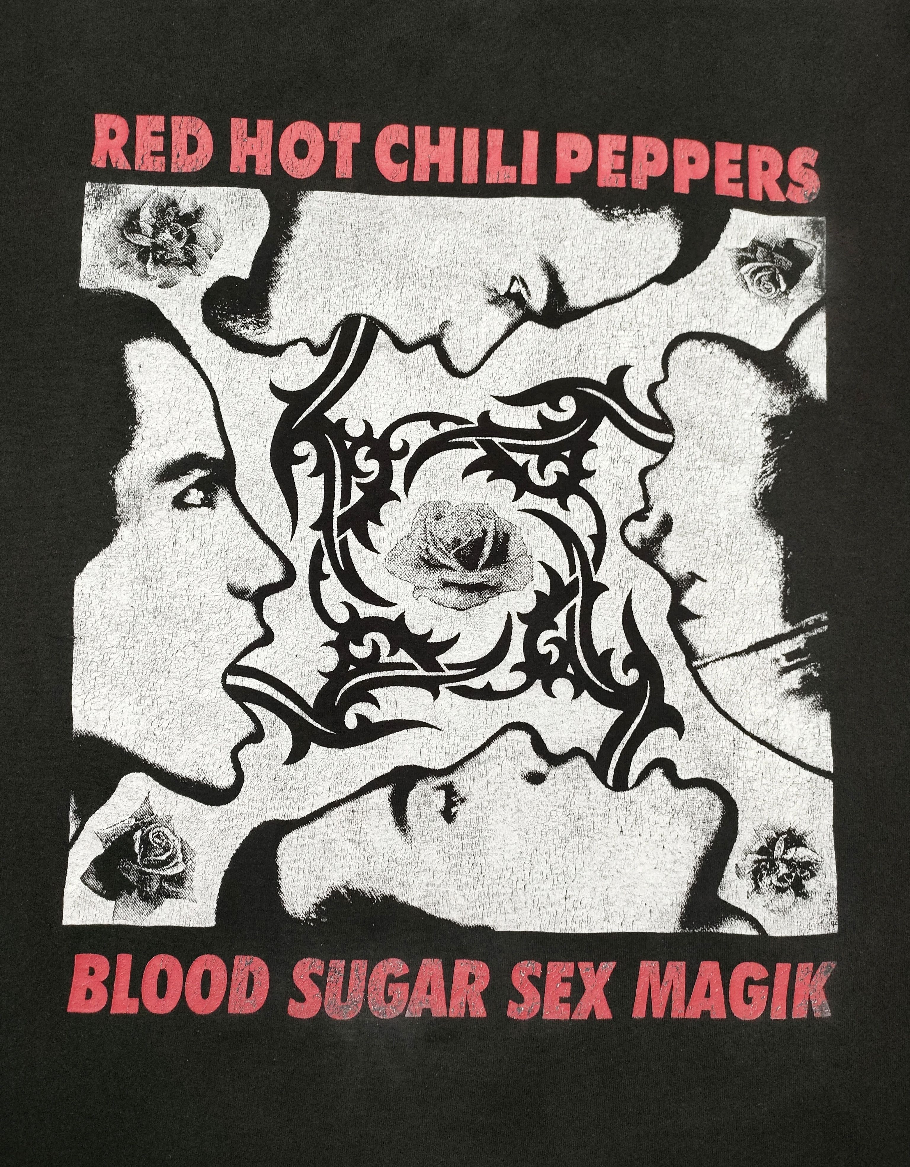Band Tees 90s RHCP - BLOOD SUGAR SEX MAGIK Long Sleeve Vintage Tee Size US L / EU 52-54 / 3 - 6 Thumbnail