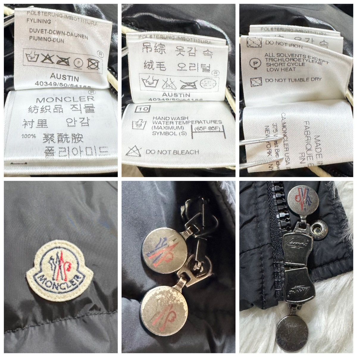 Moncler good condition Moncler AUSTIN biker down jacket 1 black Size US S / EU 44-46 / 1 - 3 Thumbnail