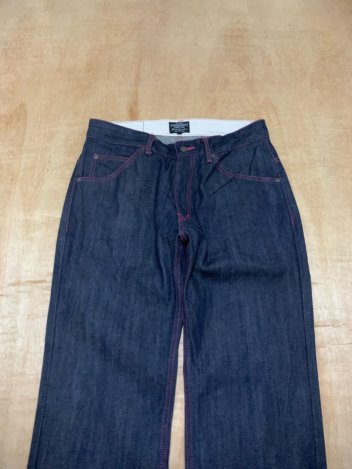 Hysteric Glamour × Japanese Brand Monitor Supply Union Made Denim Jeans Size US 32 / EU 48 - 4 Thumbnail