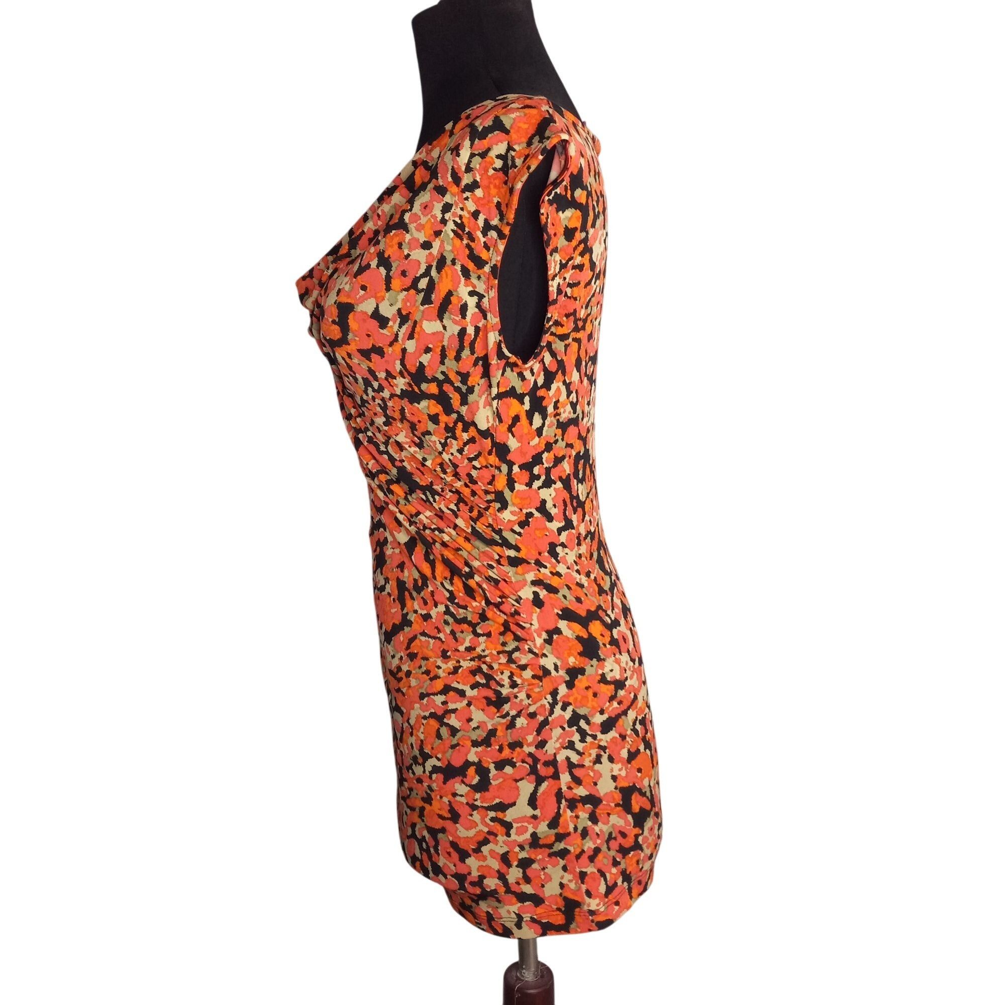 Vince Camuto Vince Camuto XS Tunic Top Abstract Print Sleeveless Ruched W Size XS / US 0-2 / IT 36-38 - 2 Thumbnail