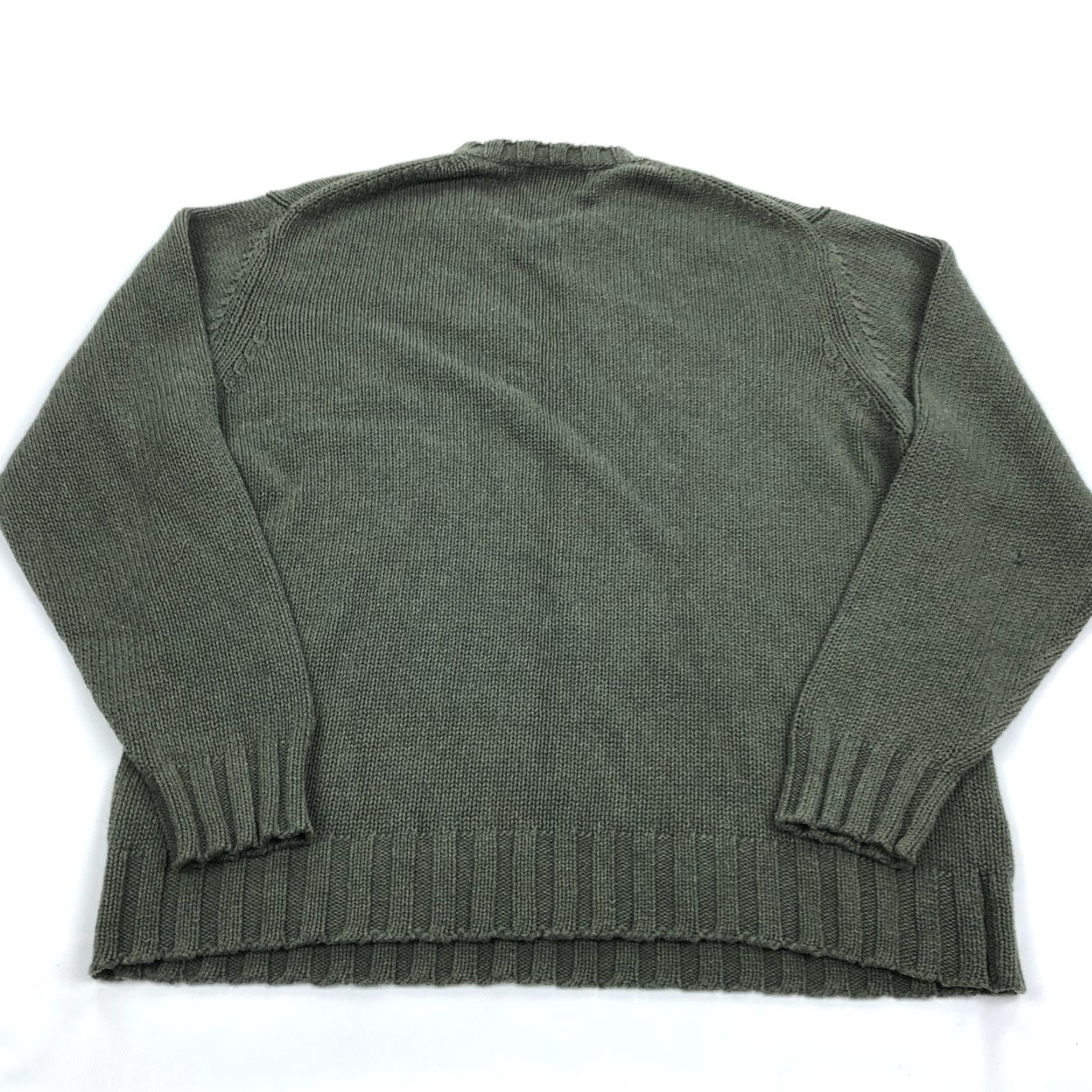 Eddie Bauer VINTAGE Eddie Bauer Men’s 2XL Olive Green Crew Neck Heavy Knit Sweater Size US XXL / EU 58 / 5 - 6 Thumbnail