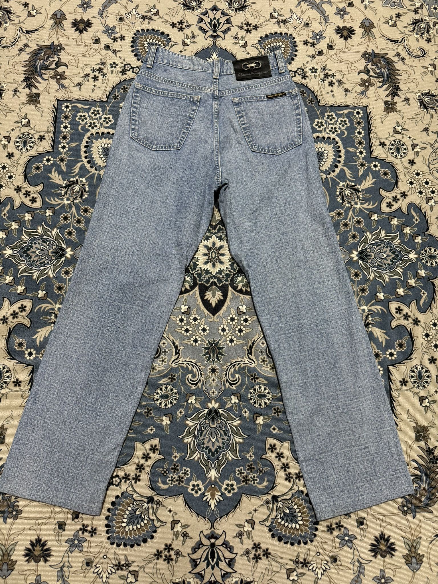 Beauty Beast × Salvatore Ferragamo Vintage Salvatore Ferragamo Classic Basic Jeans Size US 29 - 2 Thumbnail
