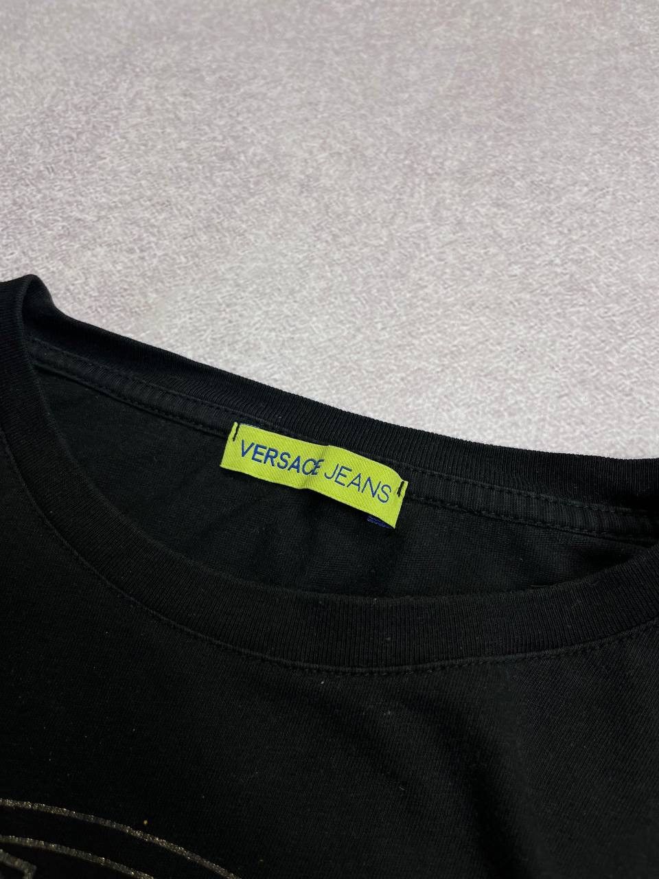 Versace × Vintage Vintage Versace Jeans Big Logo Longsleeve Shirt Y2K XL Size US XL / EU 56 / 4 - 3 Thumbnail