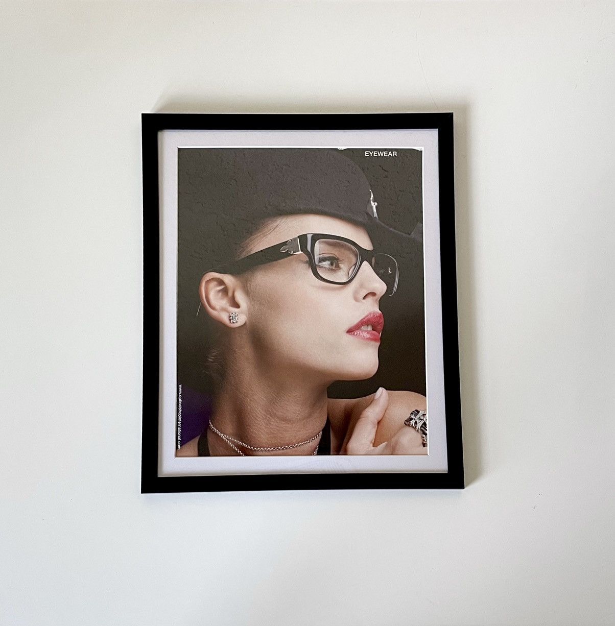 Chrome Hearts Chrome Hearts close up eyewear 9x11 Framed poster Size ONE SIZE - 1 Thumbnail