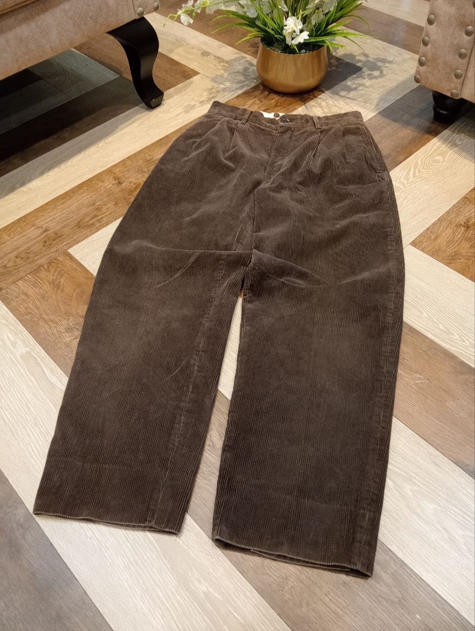 Yohji Yamamoto VINTAGE YOHJI YAMAMOTO AAR DURBAN BAGGY CORDUROY PANTS Size US 30 / EU 46 - 3 Thumbnail