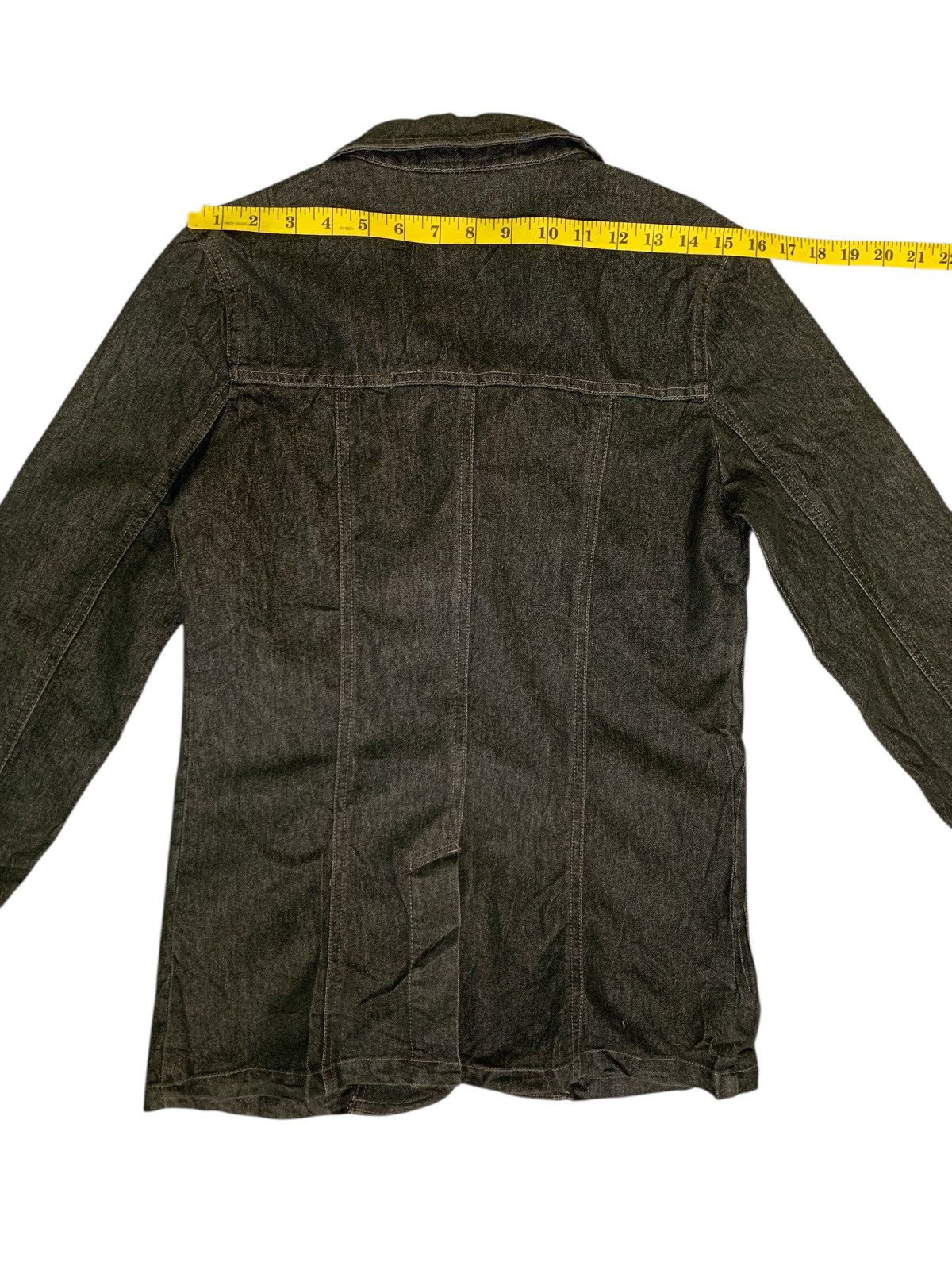 Other Rare Design Jouer Aux Echecs Denim Jackets Size M / US 6-8 / IT 42-44 - 9 Thumbnail