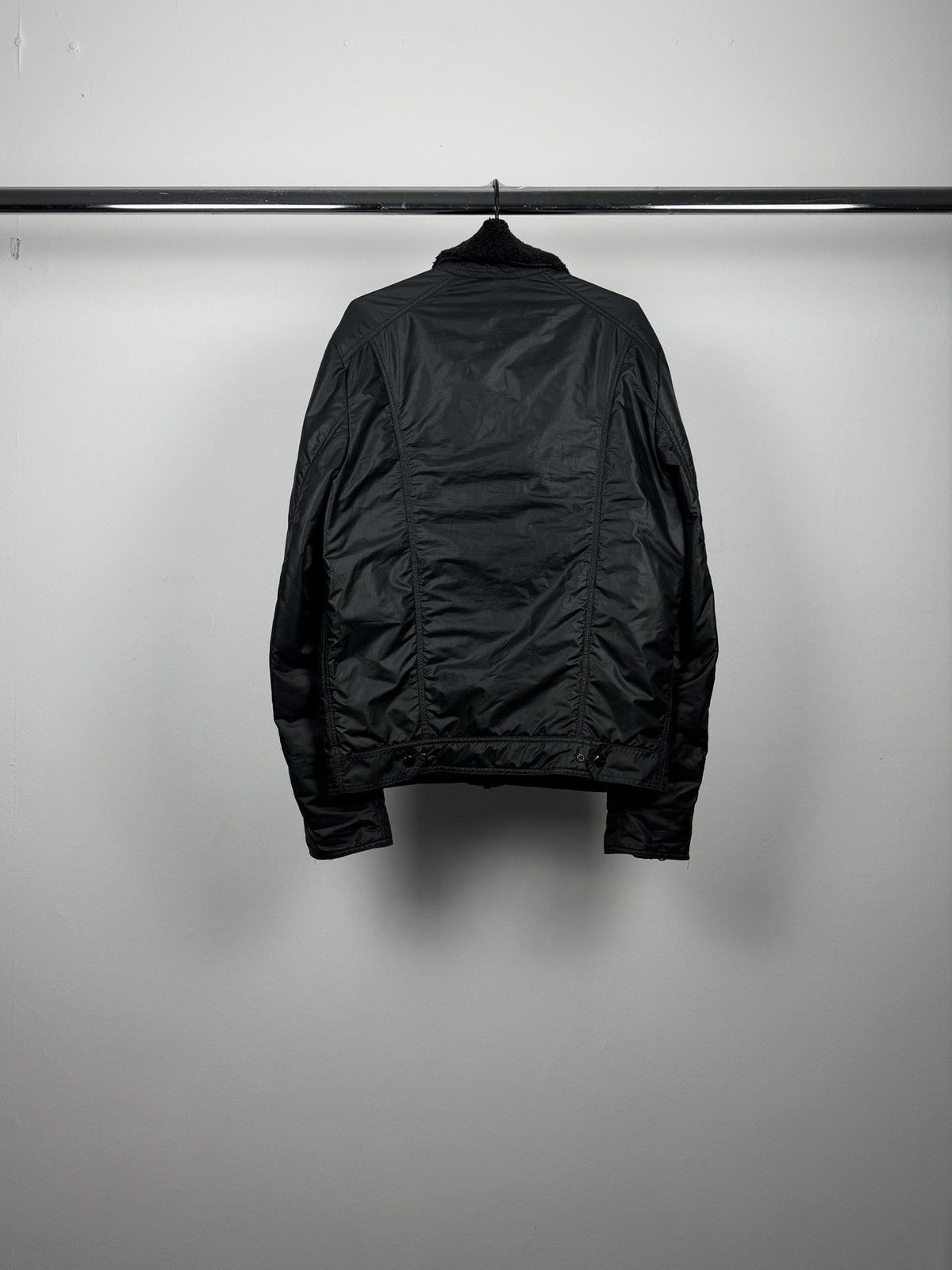 Veronique Branquinho Veronique Branquinho A/W2005 Black Nylon Patch Biker Jacket Size US M / EU 48-50 / 2 - 7 Thumbnail