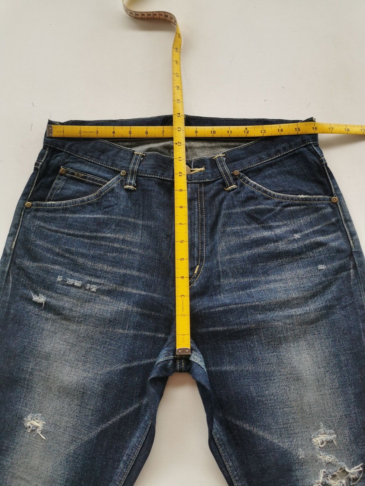 Lee × Number (N)ine Lee x Nano Universe Tapered Ankle Jeans Size US 32 / EU 48 - 11 Thumbnail