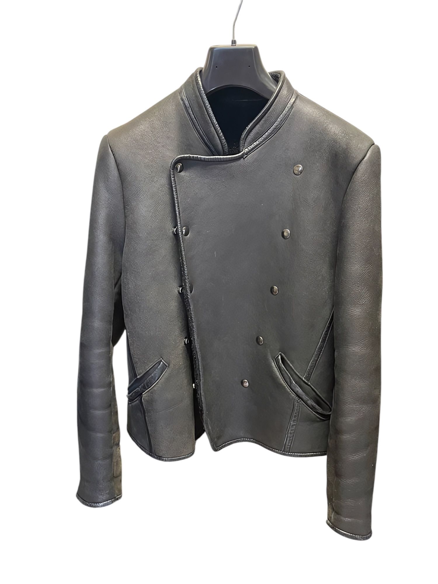 Kenzo SHEEP FUR SHEARLING LEATHER JACKET Size US S / EU 44-46 / 1 - 1 Thumbnail