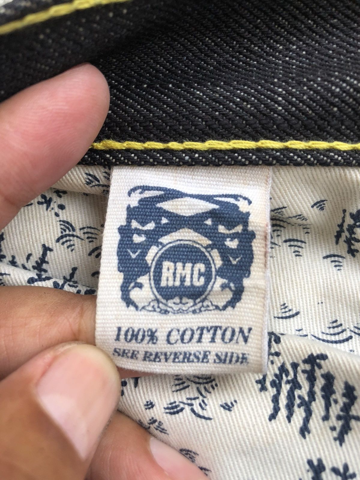 RMC Jeans Red Monkey Company Embroidered Jeans Baggy Jeans Size US 37 - 21 Thumbnail