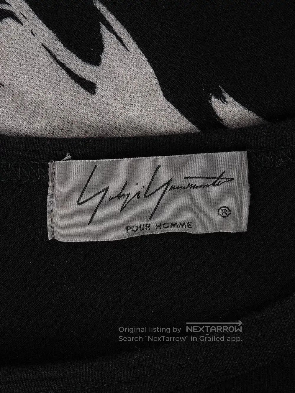 Yohji Yamamoto YOHJI YAMAMOTO Printed Long Sleeve Top. Size US L / EU 52-54 / 3 - 4 Thumbnail