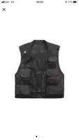 Handmade × Vintage Black Military Vest Size ONE SIZE - 2 Thumbnail