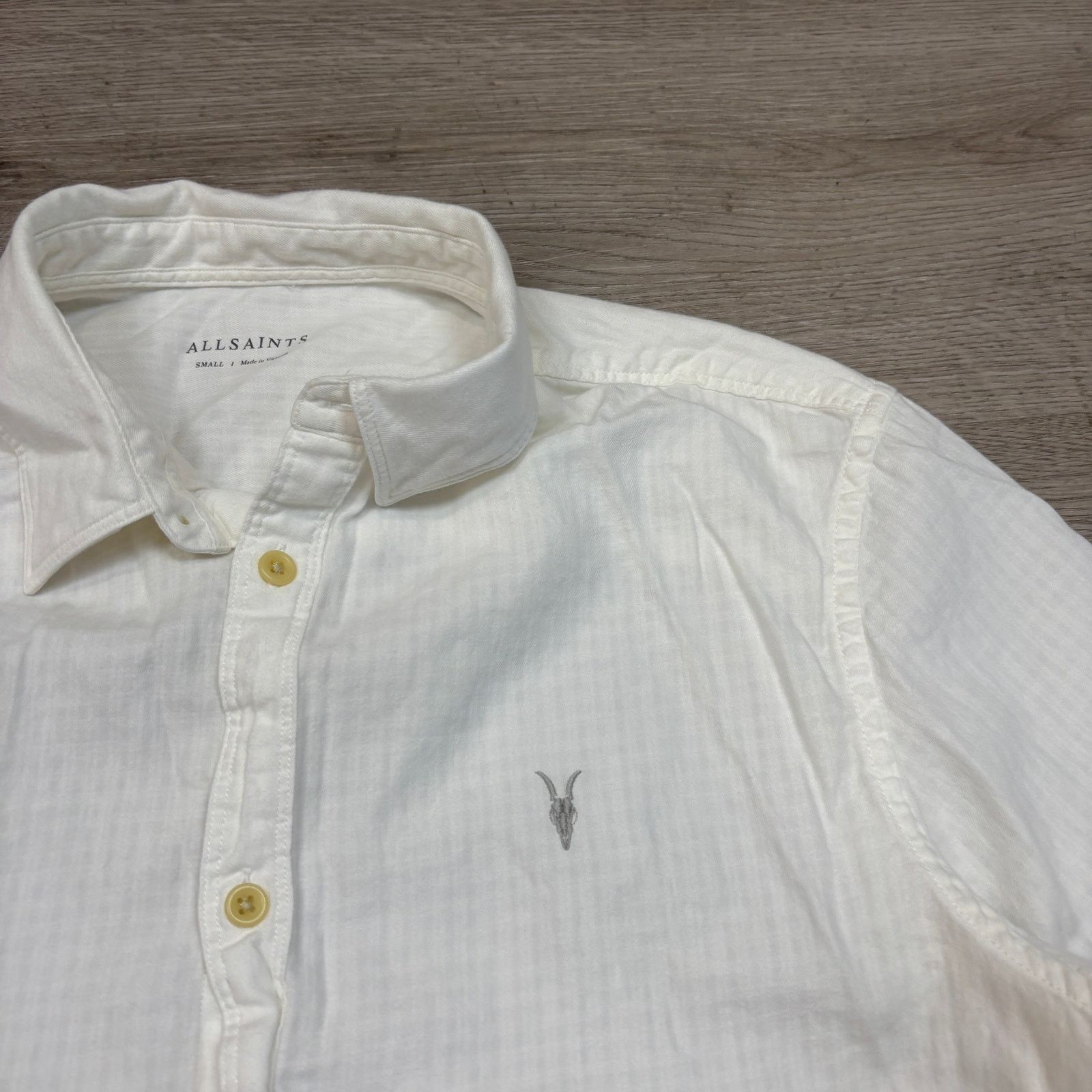 Allsaints Allsaints Sanborn Short Sleeve Button Up Shirt Men's Small Size US S / EU 44-46 / 1 - 3 Thumbnail