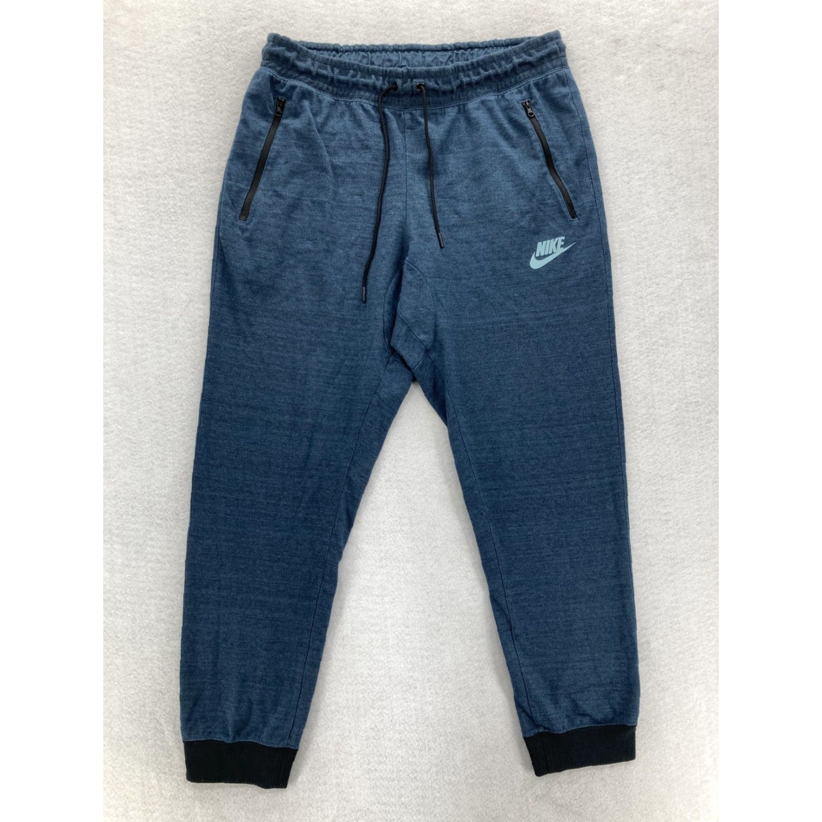 Nike Nike Advance 15 Knit Jogger Mens XL Drawstring Training Squadron Blue Heather Size US 36 / EU 52 - 2 Thumbnail
