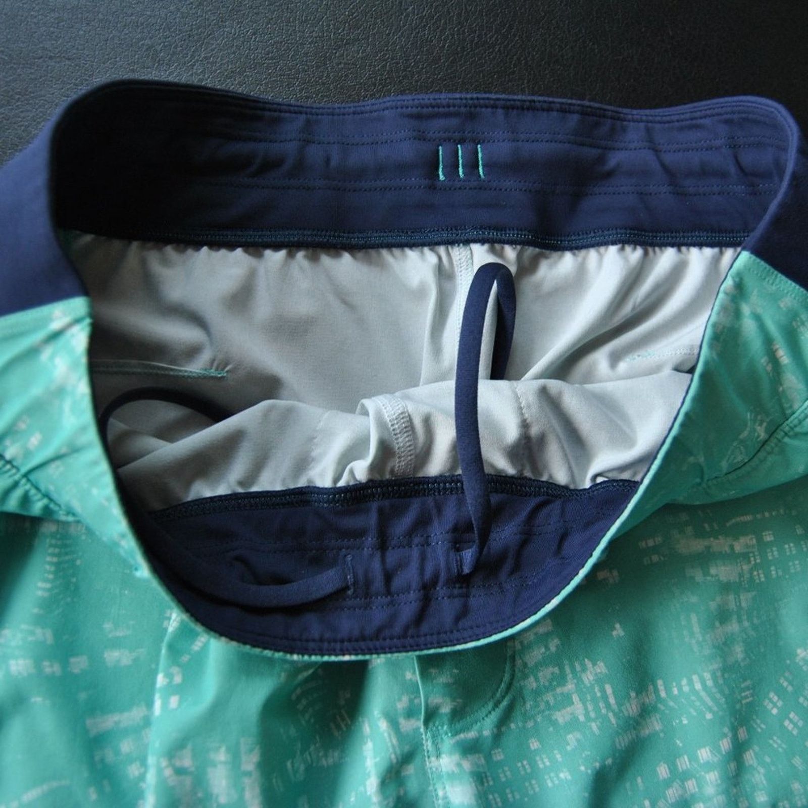 Lululemon Lululemon Teal Blue Athletic Hybrid Shorts Size US 30 / EU 46 - 4 Thumbnail