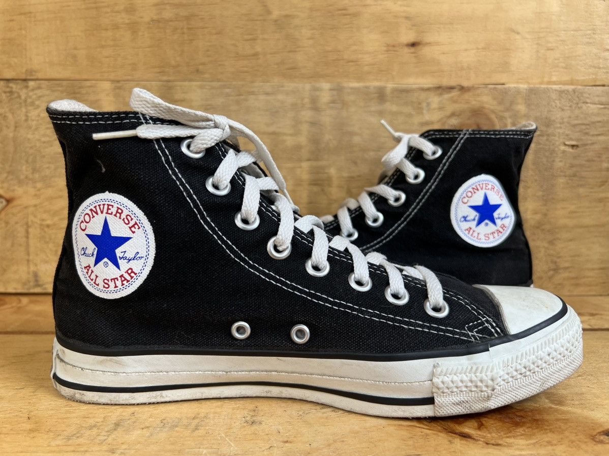 Converse × Vintage Vintage Converse Black Chuck Taylor All Star High Top Shoes Size US 6.5 / EU 39-40 - 7 Thumbnail